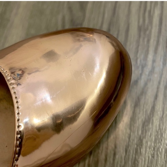 Gold Platform block heels - Picture 4 of 6